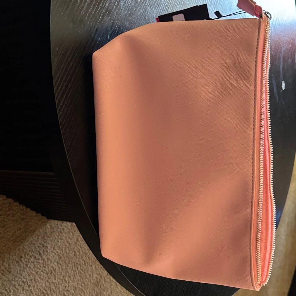 Pink Heart Embellished Cosmetic Pouch - Picture 5 of 5